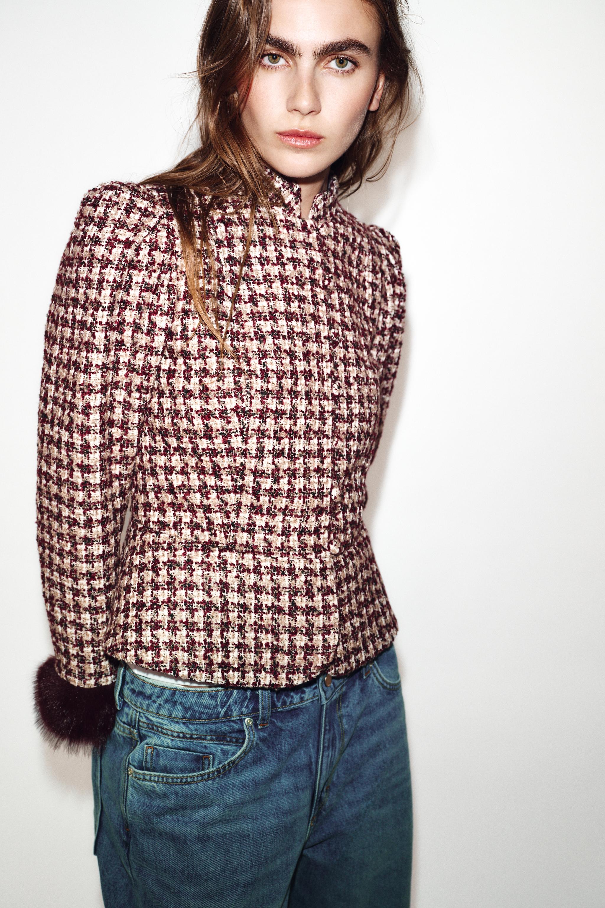 HAIRY CUFF STRUCTURE BLAZER